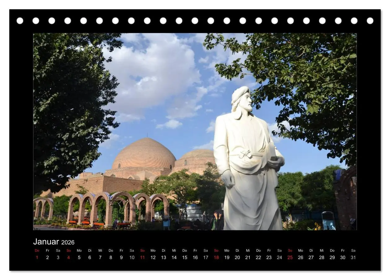 Bild: 9783516168808 | IRAN 2026 (Tischkalender 2026 DIN A5 quer), CALVENDO Monatskalender