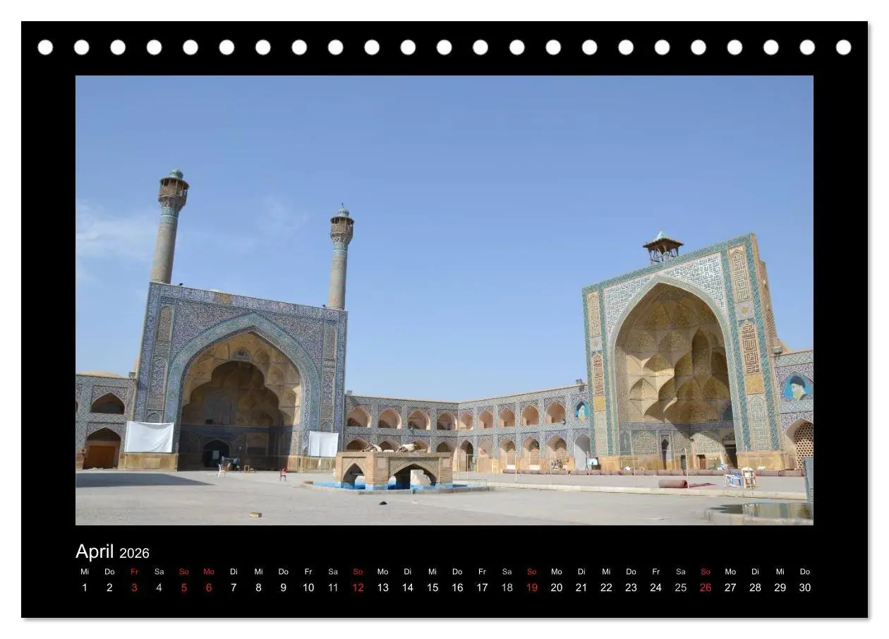 Bild: 9783516168808 | IRAN 2026 (Tischkalender 2026 DIN A5 quer), CALVENDO Monatskalender