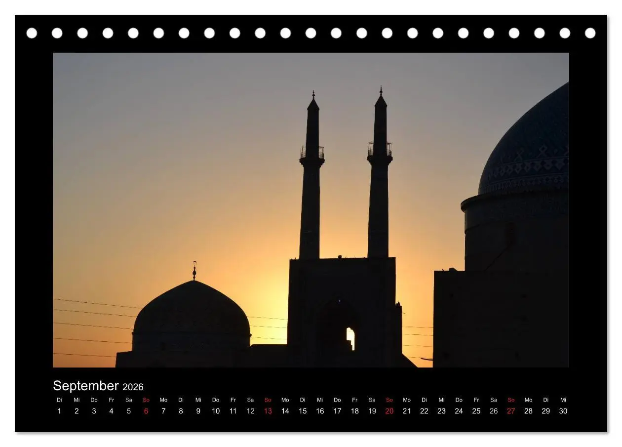 Bild: 9783516168808 | IRAN 2026 (Tischkalender 2026 DIN A5 quer), CALVENDO Monatskalender