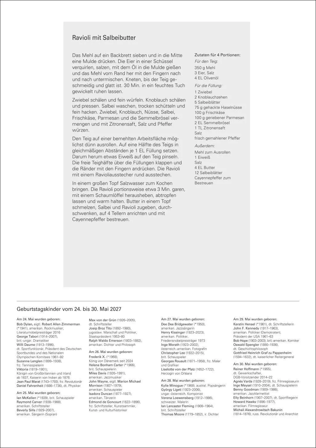 Bild: 9783840038808 | Küchenkalender Wochenplaner 2027 - 53 inspirierende Fotografien | 2027