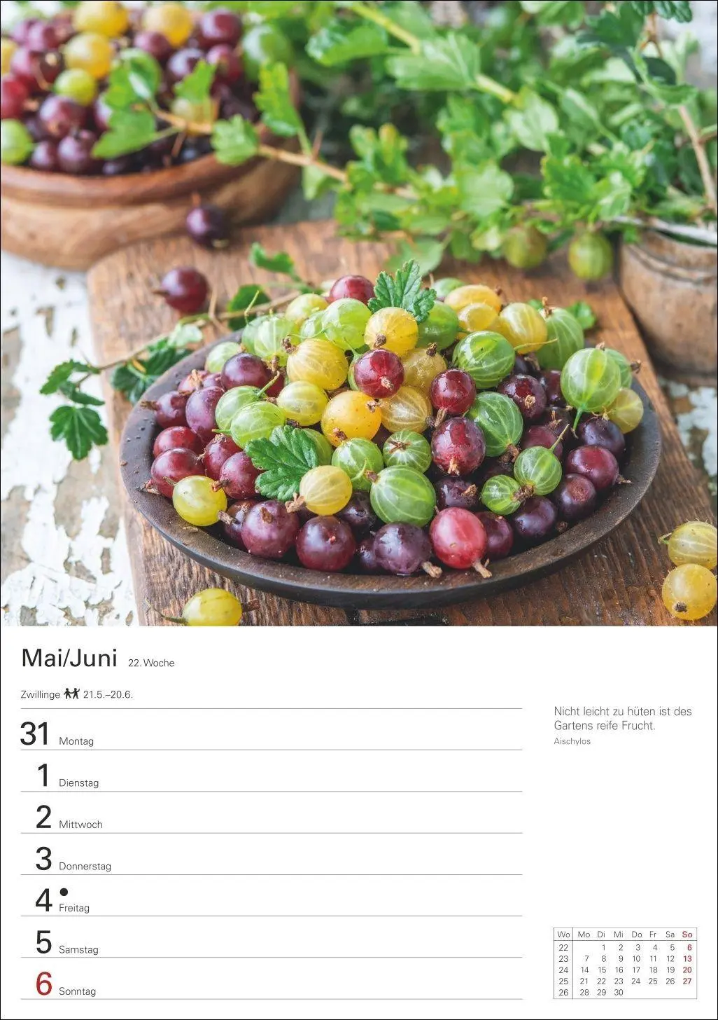 Bild: 9783840038808 | Küchenkalender Wochenplaner 2027 - 53 inspirierende Fotografien | 2027