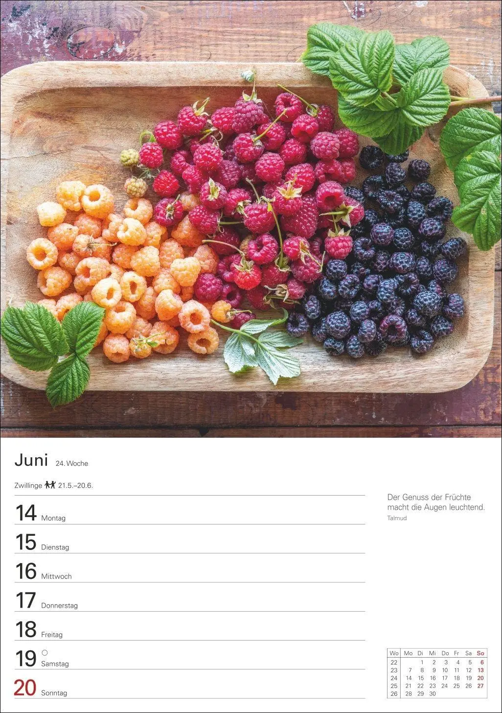 Bild: 9783840038808 | Küchenkalender Wochenplaner 2027 - 53 inspirierende Fotografien | 2027