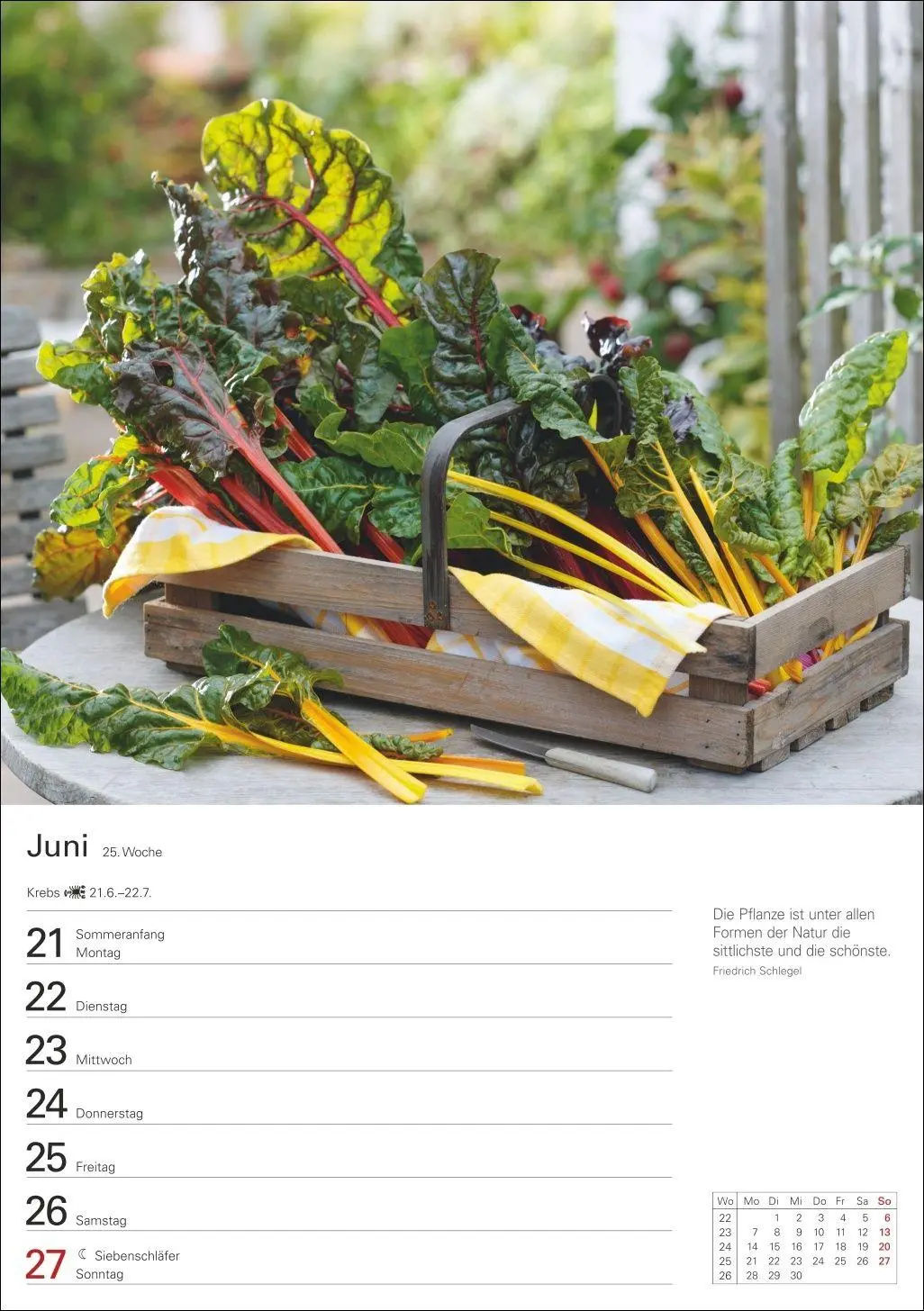 Bild: 9783840038808 | Küchenkalender Wochenplaner 2027 - 53 inspirierende Fotografien | 2027