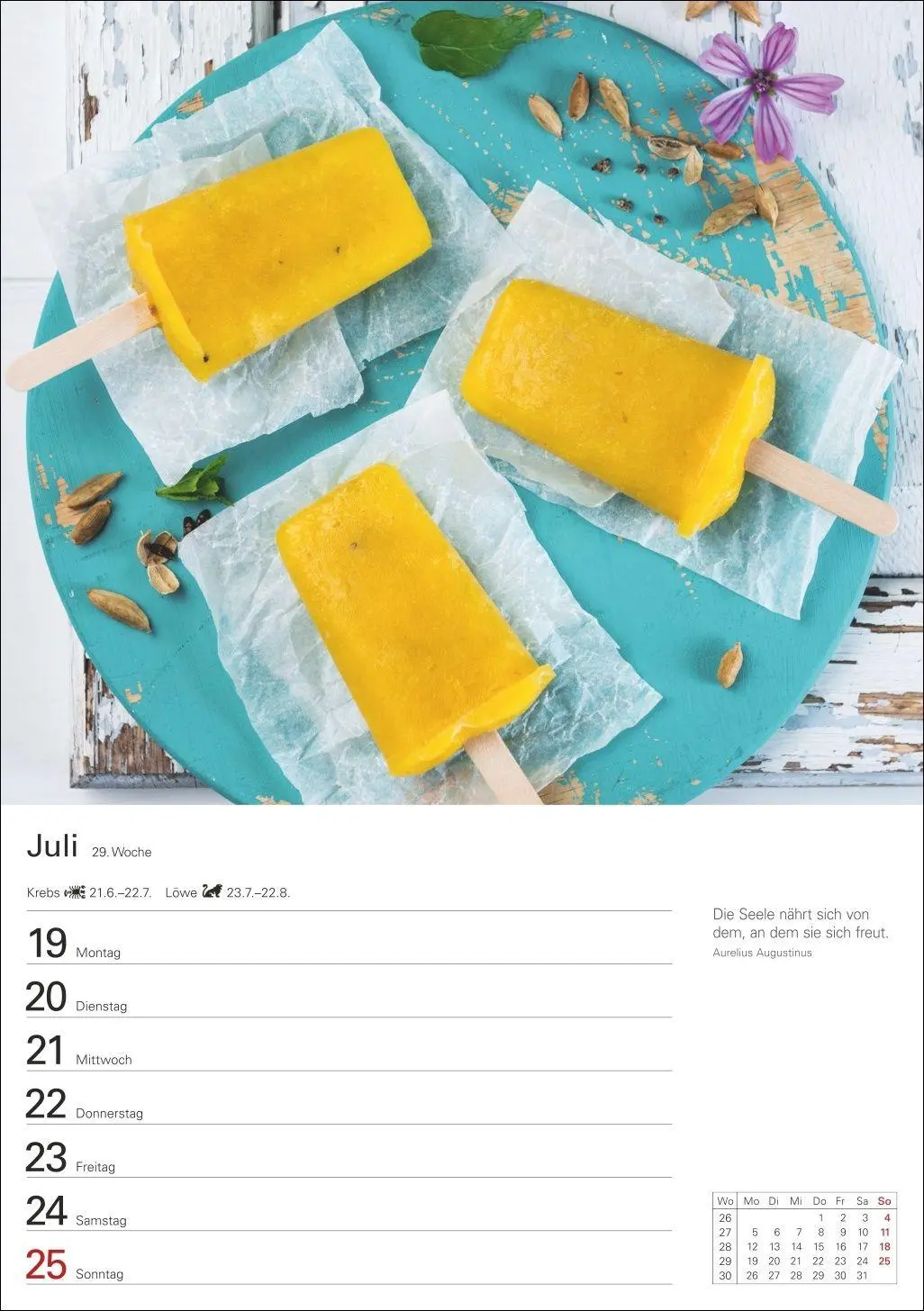 Bild: 9783840038808 | Küchenkalender Wochenplaner 2027 - 53 inspirierende Fotografien | 2027