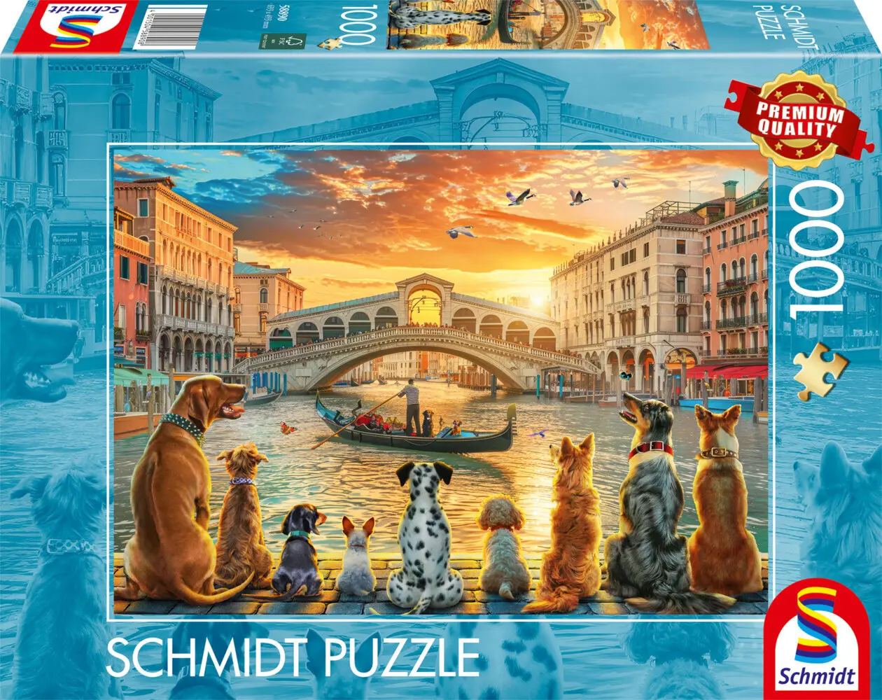 Cover: 4001504588908 | Am Kai | Puzzles Standard 1.000 Teile | Spiel | Schachtel | 58890