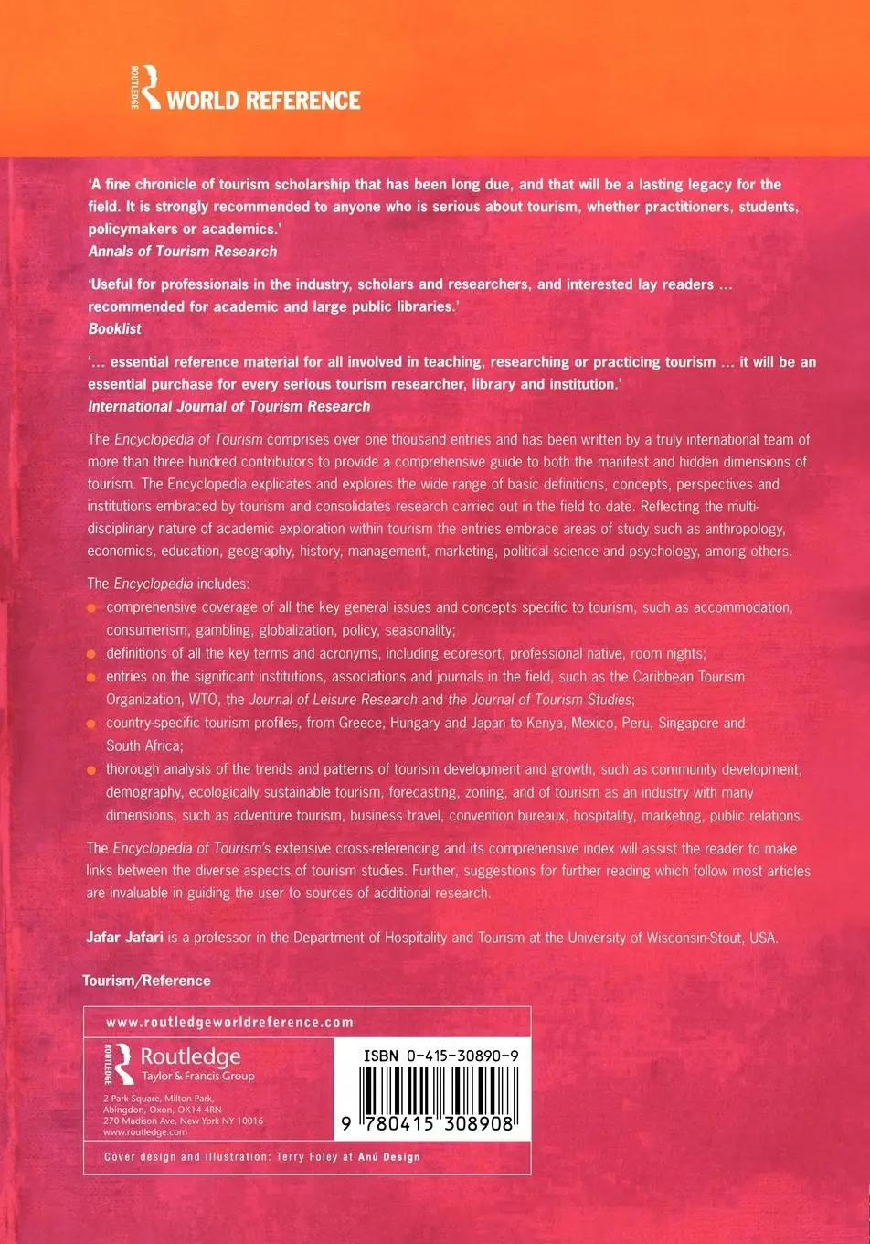 Rückseite: 9780415308908 | Encyclopedia of Tourism | Jafar Jafari | Taschenbuch | Englisch | 2003