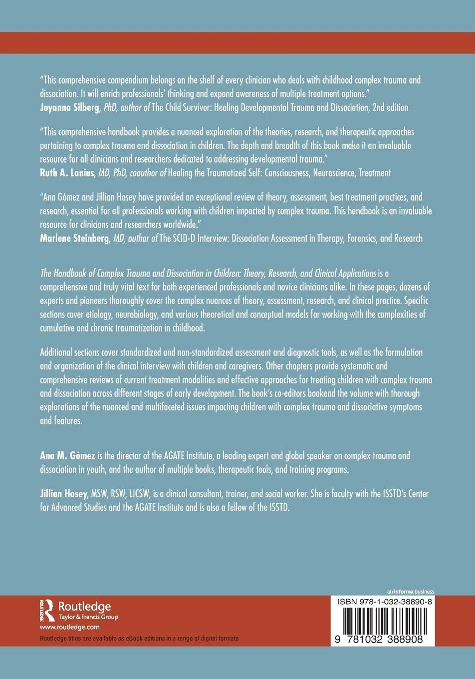 Rückseite: 9781032388908 | The Handbook of Complex Trauma and Dissociation in Children | Buch