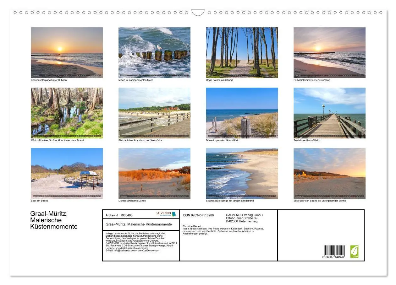 Bild: 9783457518908 | Graal-Müritz, Malerische Küstenmomente (Wandkalender 2026 DIN A2...