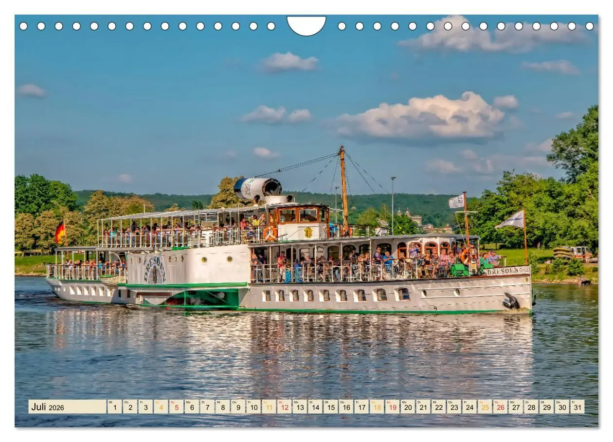Bild: 9783457828908 | Reise durch Deutschland - Sachsen (Wandkalender 2026 DIN A4 quer),...