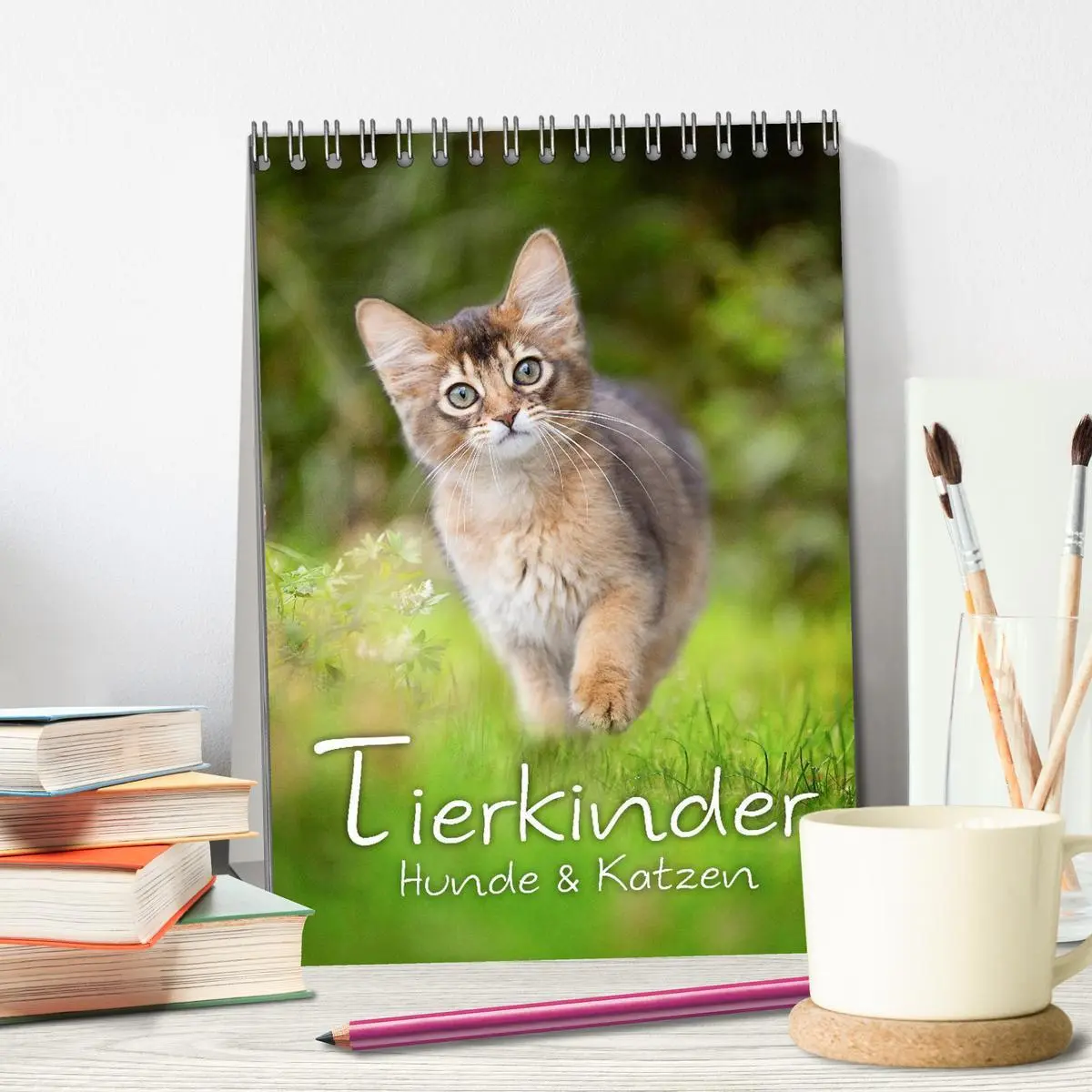 Bild: 9783516468908 | Tierkinder Hunde und Katzen (Tischkalender 2026 DIN A5 hoch),...