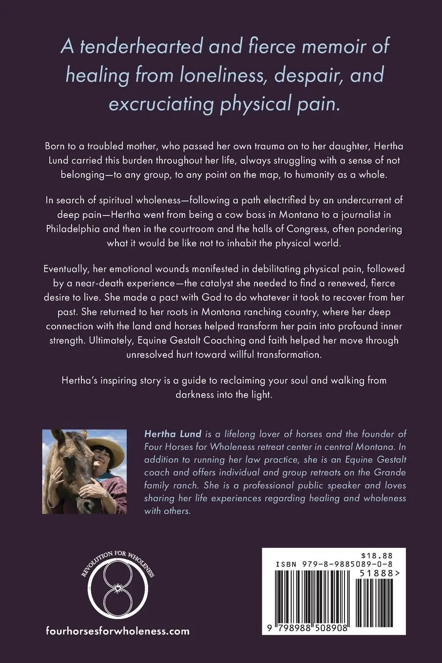 Rückseite: 9798988508908 | Alchemy of Resilience | My Rugged Path to Wholeness | Lund | Buch
