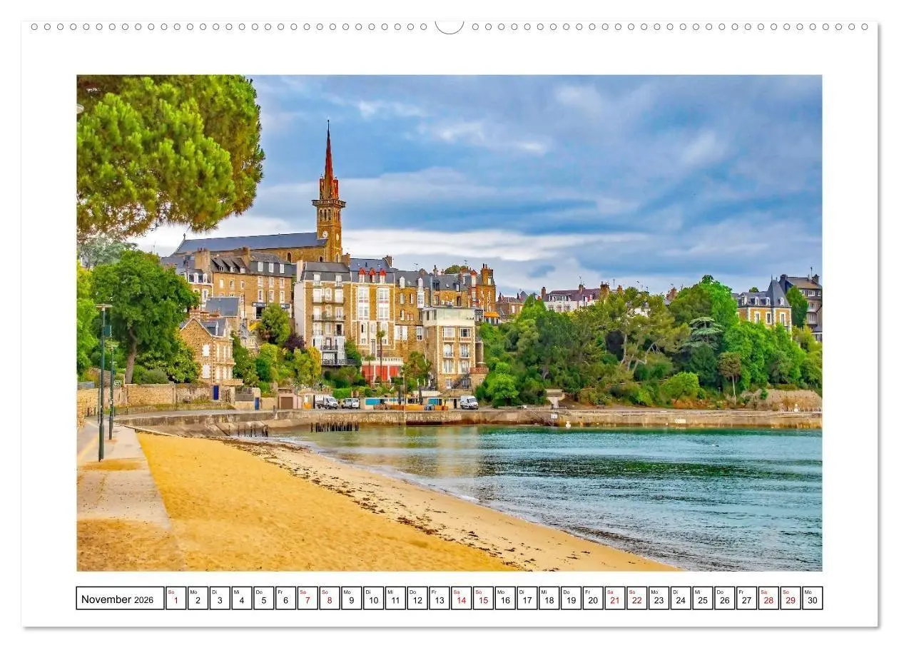 Bild: 9783516669008 | Malerische Bretagne - facettenreiche Region (Wandkalender 2026 DIN...