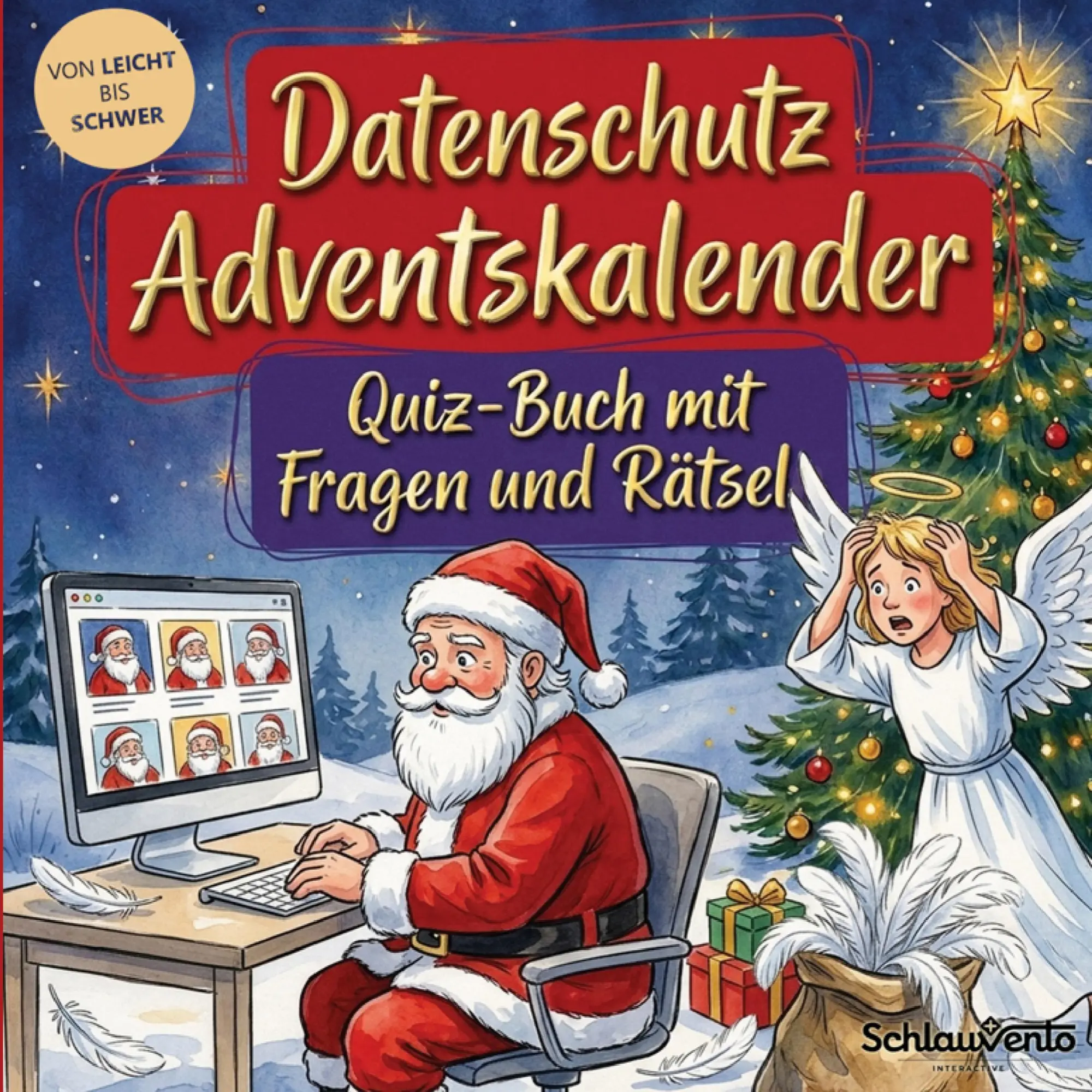 Cover: 9783693199008 | Datenschutz-Adventskalender: Quiz-Buch mit Fragen und Rätsel | Buch