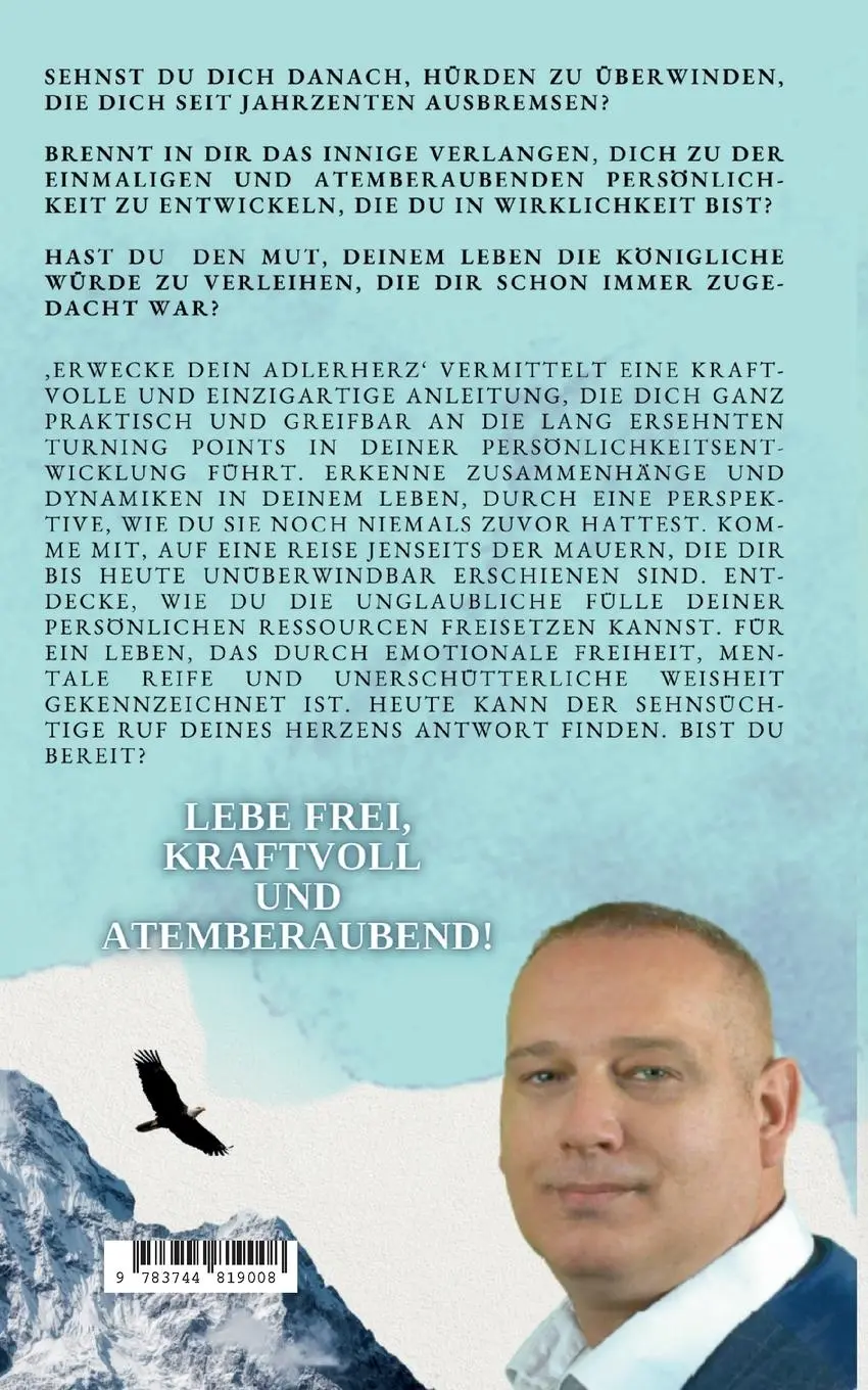 Rückseite: 9783744819008 | Erwecke dein Adlerherz! | Tobias Weber | Taschenbuch | Paperback