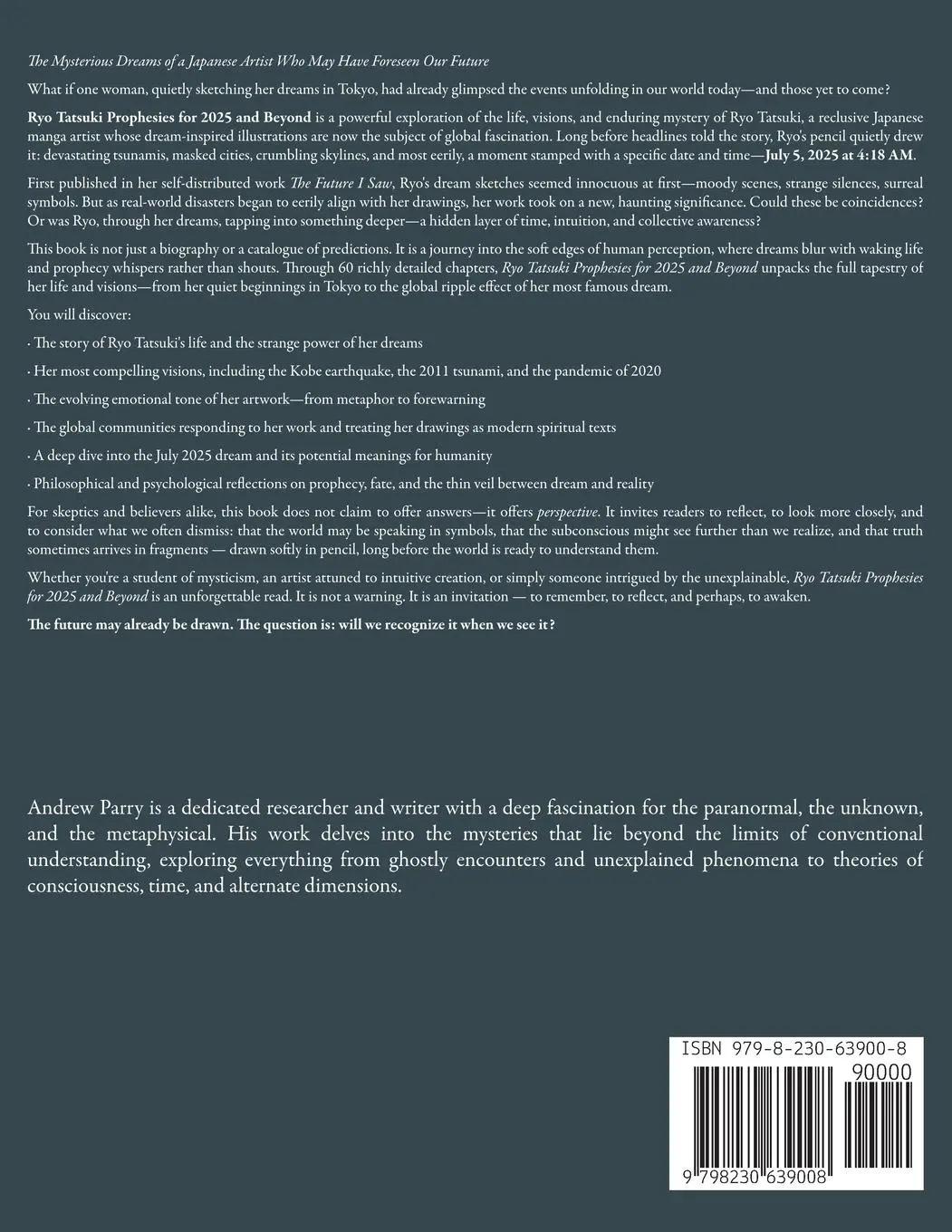 Rückseite: 9798230639008 | Ryo Tatsuki Prophesies for 2025 and Beyond | Andrew Parry | Buch