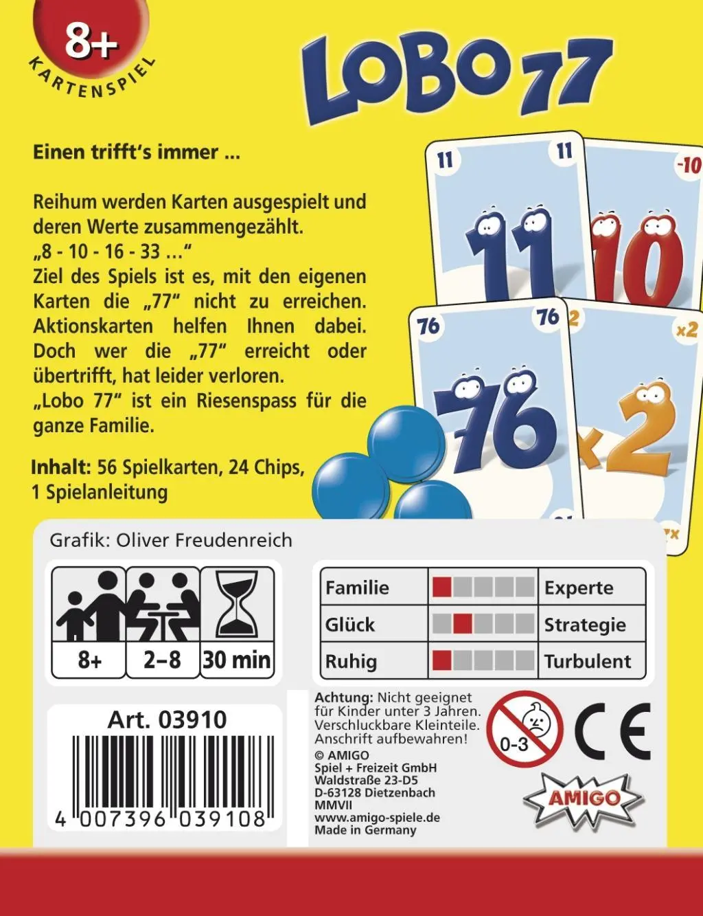 Bild: 4007396039108 | Lobo 77. Kartenspiel | Spiel | 3910 | Deutsch | 2001
