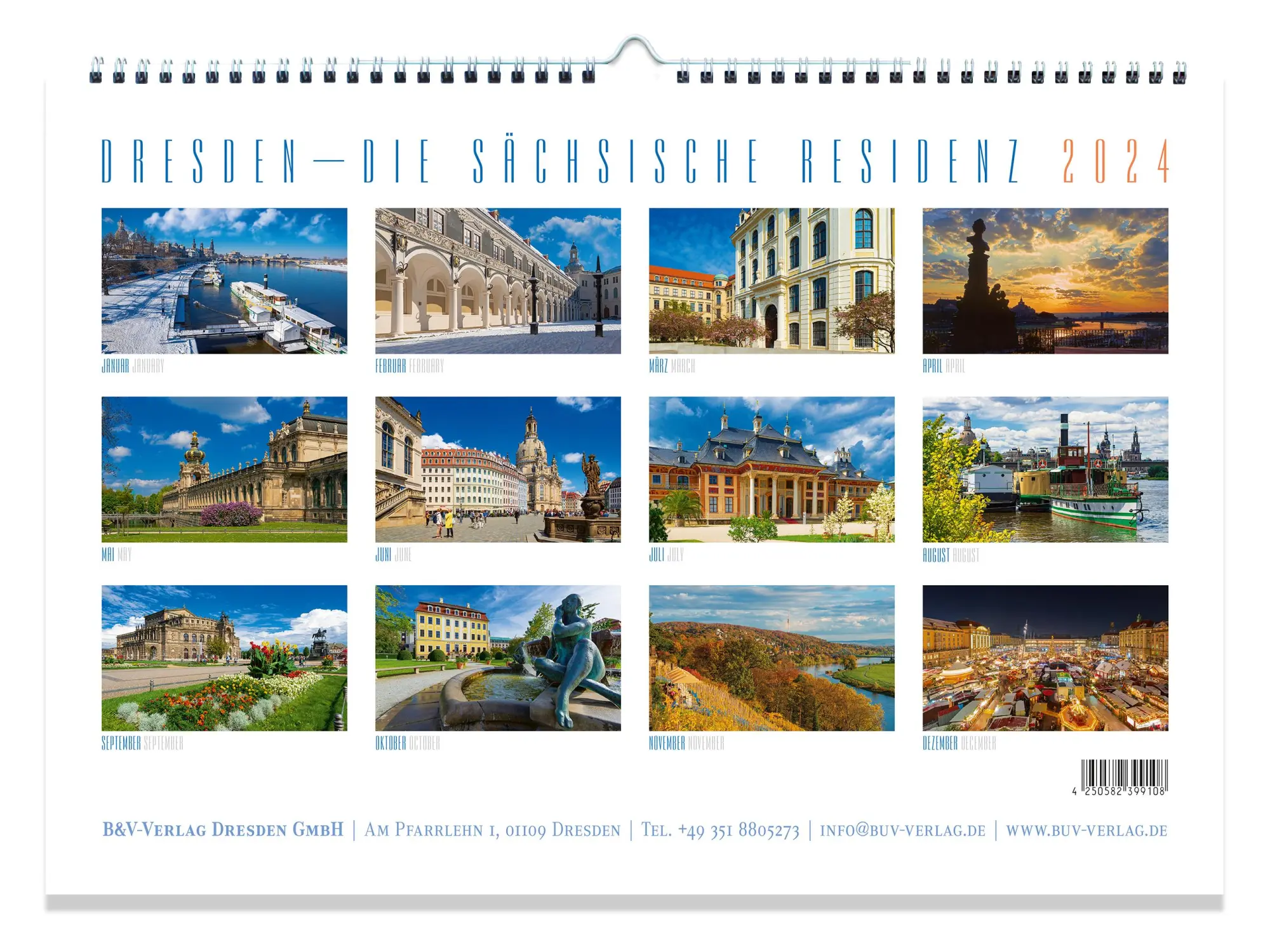 Bild: 4250582399108 | Kalender Dresden 2026 - Die Sächsische Residenz | Kalender | Deutsch