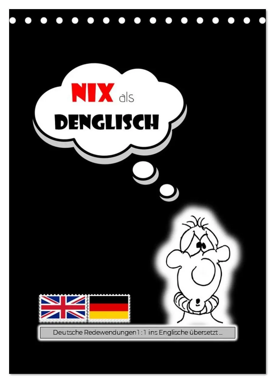 Cover: 9783457259108 | Nix als DENGLISCH (Tischkalender 2026 DIN A5 hoch), CALVENDO...