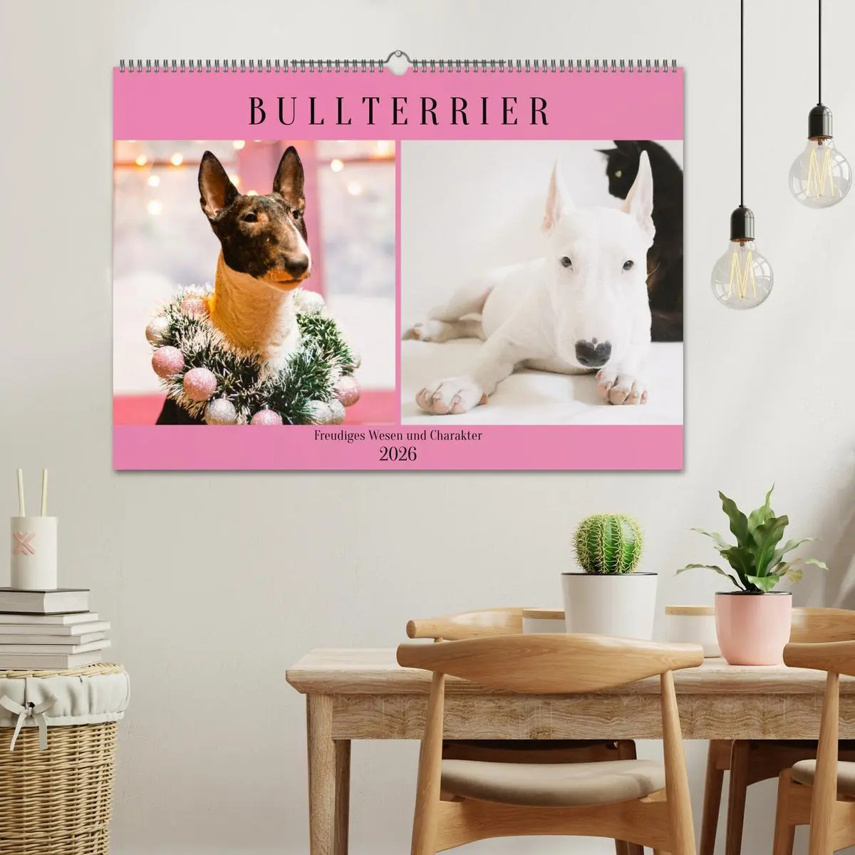 Bild: 9783457569108 | Bullterrier. Freudiges Wesen und Charakter (Wandkalender 2026 DIN...