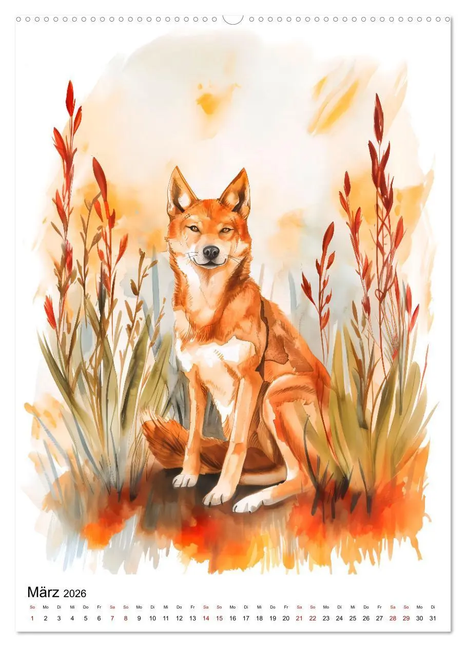 Bild: 9783516279108 | Australiens Tiere - Illustriert in Wasserfarben (Wandkalender 2026...