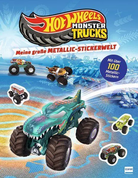 Cover: 9783741529108 | Meine große Metallic-Stickerwelt - Hot Wheels(TM) Monster Trucks