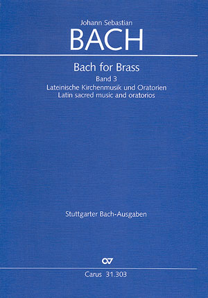 Cover: 9790007089108 | Bach for Brass 3 | Lateinische Kirchenmusik und Oratorien | Bach