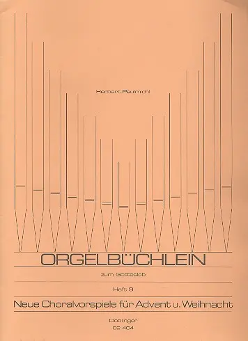 Cover: 9790012179108 | Orgelbüchlein zum Gotteslob Band 9 Neue Choralvorspiele für Advent...