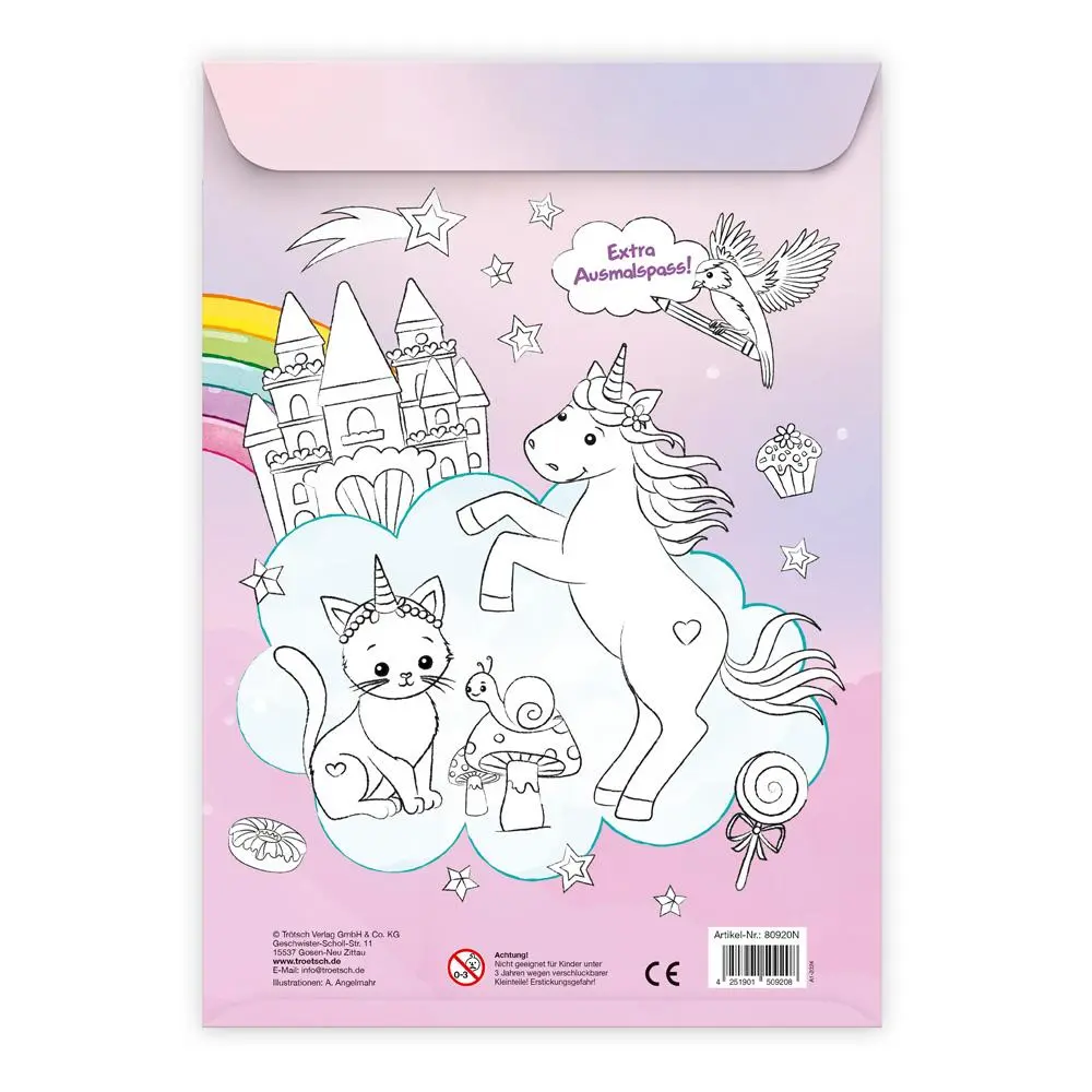 Rückseite: 4251901509208 | Trötsch Wundertüte Einhornwelt | Trötsch Verlag GmbH &amp; Co. KG | 80920N