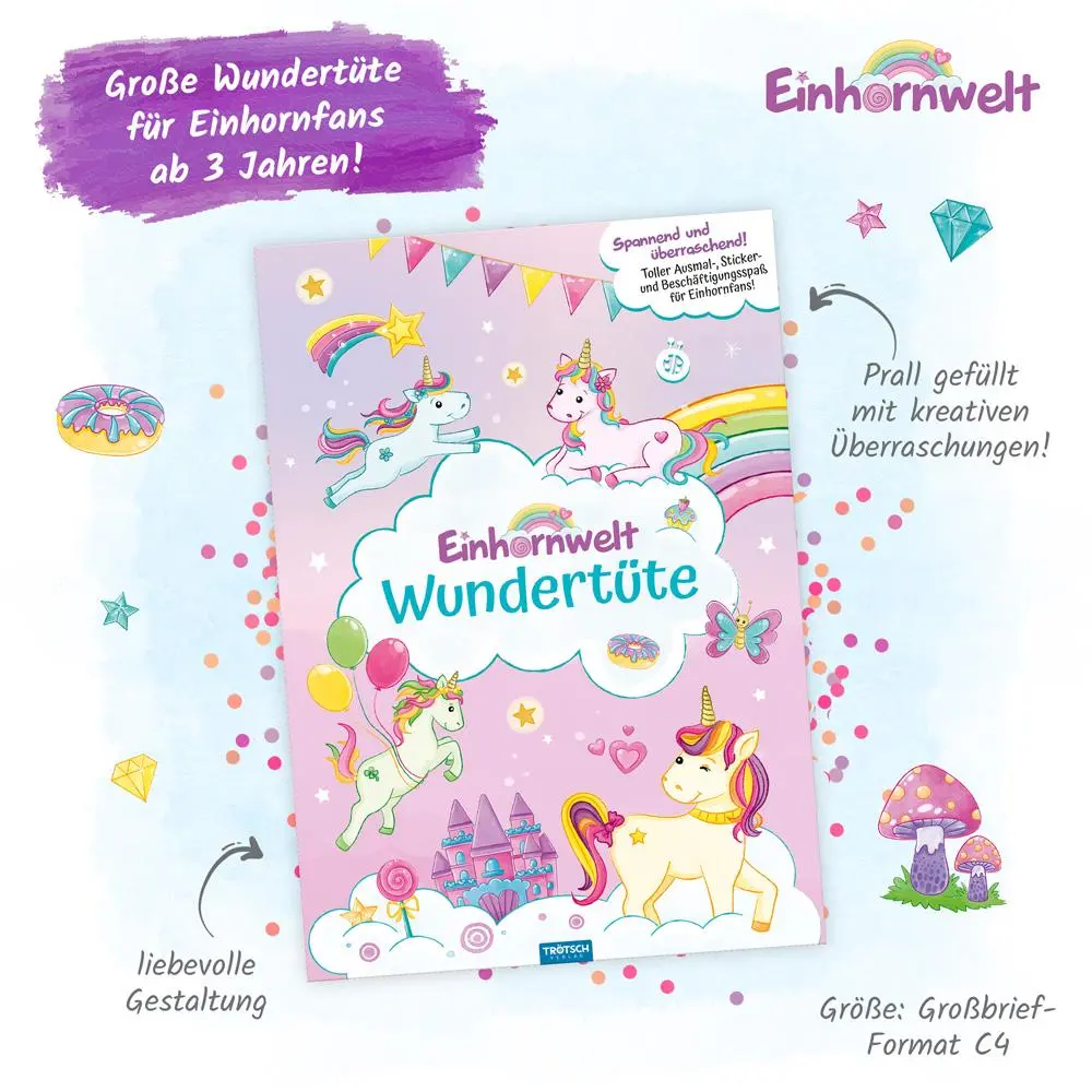 Bild: 4251901509208 | Trötsch Wundertüte Einhornwelt | Trötsch Verlag GmbH &amp; Co. KG | 80920N
