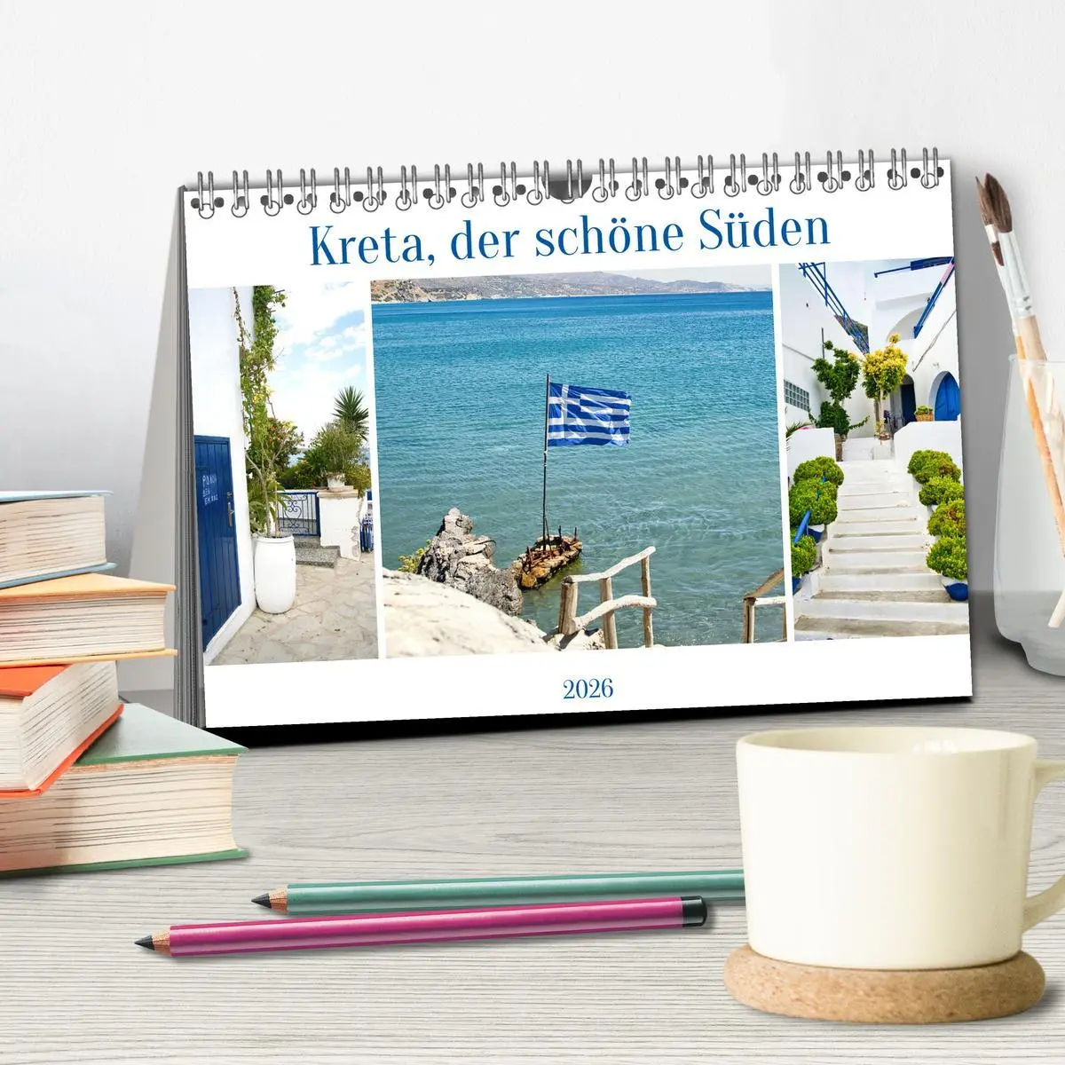 Bild: 9783457559208 | Kreta, der schöne Süden (Tischkalender 2026 DIN A5 quer), CALVENDO...