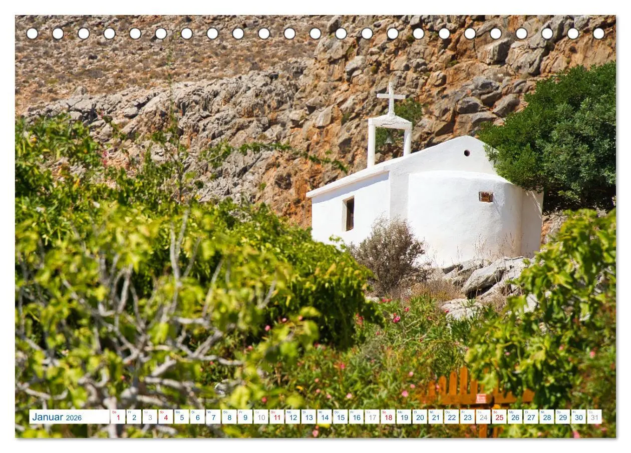 Bild: 9783457559208 | Kreta, der schöne Süden (Tischkalender 2026 DIN A5 quer), CALVENDO...