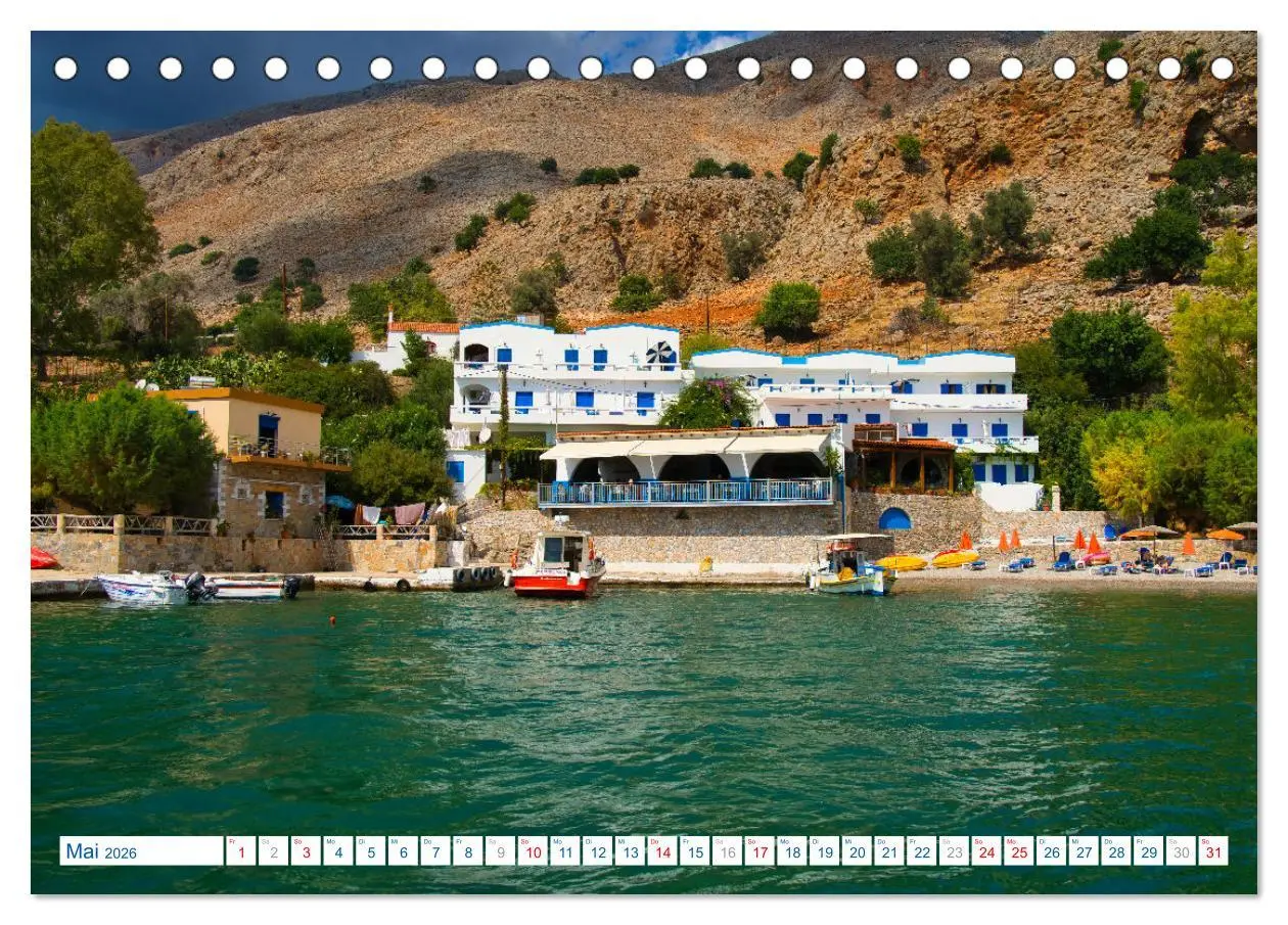 Bild: 9783457559208 | Kreta, der schöne Süden (Tischkalender 2026 DIN A5 quer), CALVENDO...