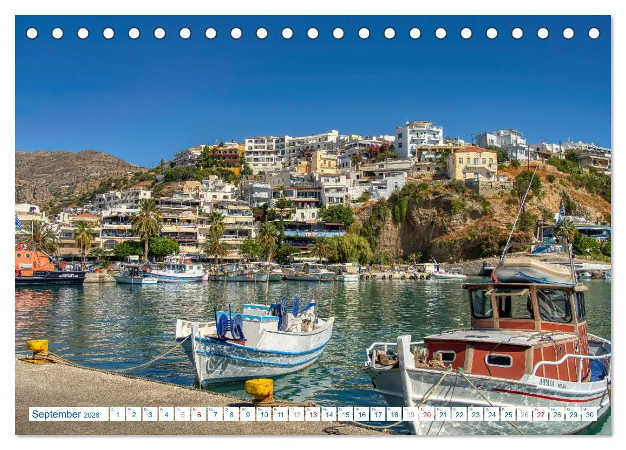 Bild: 9783457559208 | Kreta, der schöne Süden (Tischkalender 2026 DIN A5 quer), CALVENDO...