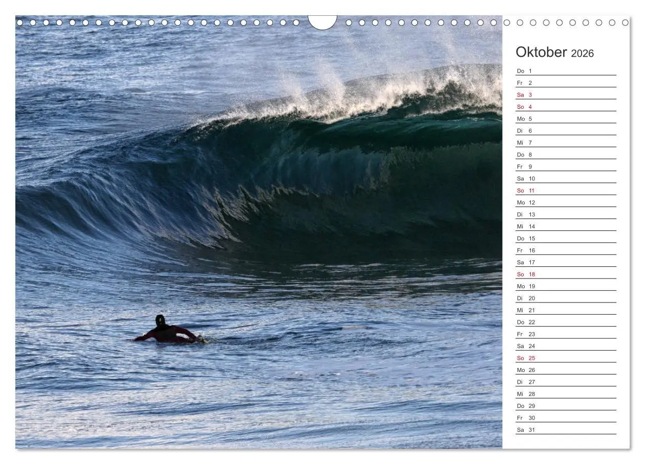 Bild: 9783457939208 | Surfen - Spaß auf den Wellen (Wandkalender 2026 DIN A3 quer),...