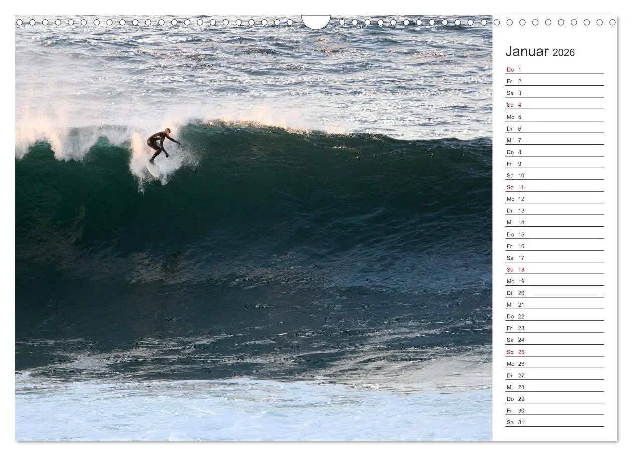 Bild: 9783457939208 | Surfen - Spaß auf den Wellen (Wandkalender 2026 DIN A3 quer),...