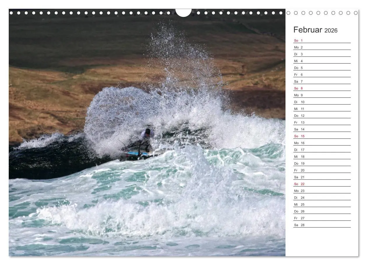 Bild: 9783457939208 | Surfen - Spaß auf den Wellen (Wandkalender 2026 DIN A3 quer),...
