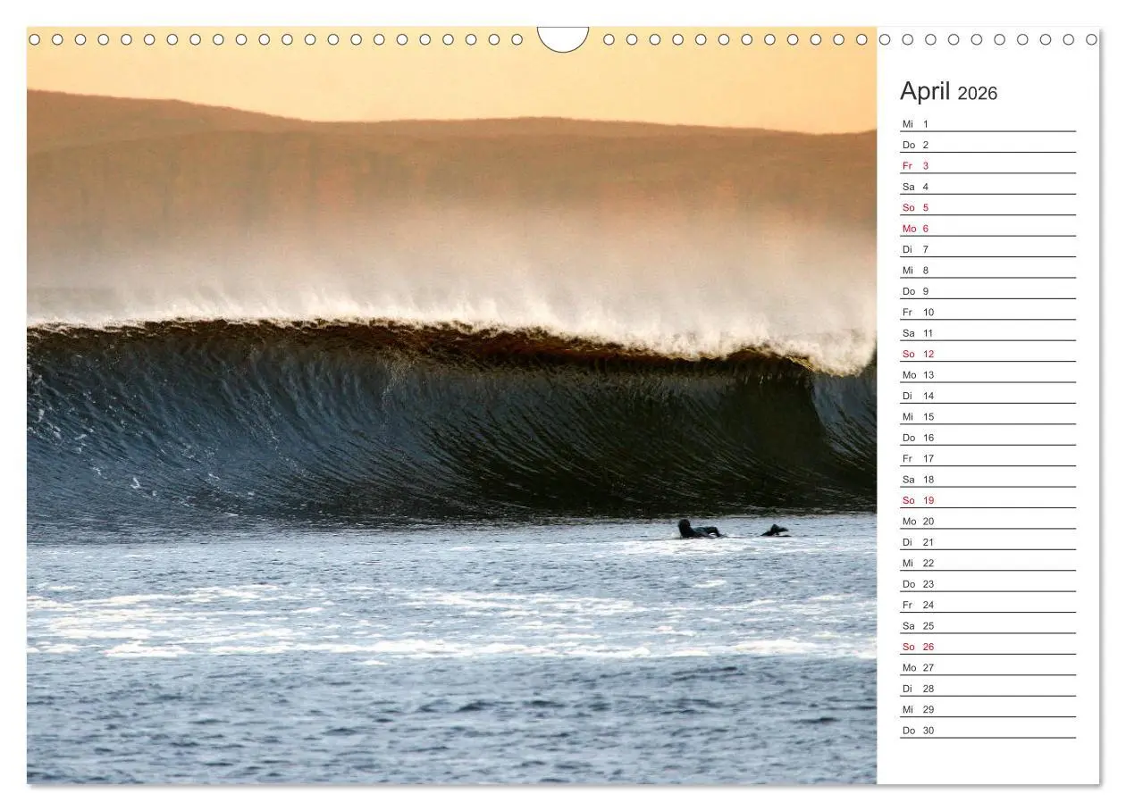 Bild: 9783457939208 | Surfen - Spaß auf den Wellen (Wandkalender 2026 DIN A3 quer),...