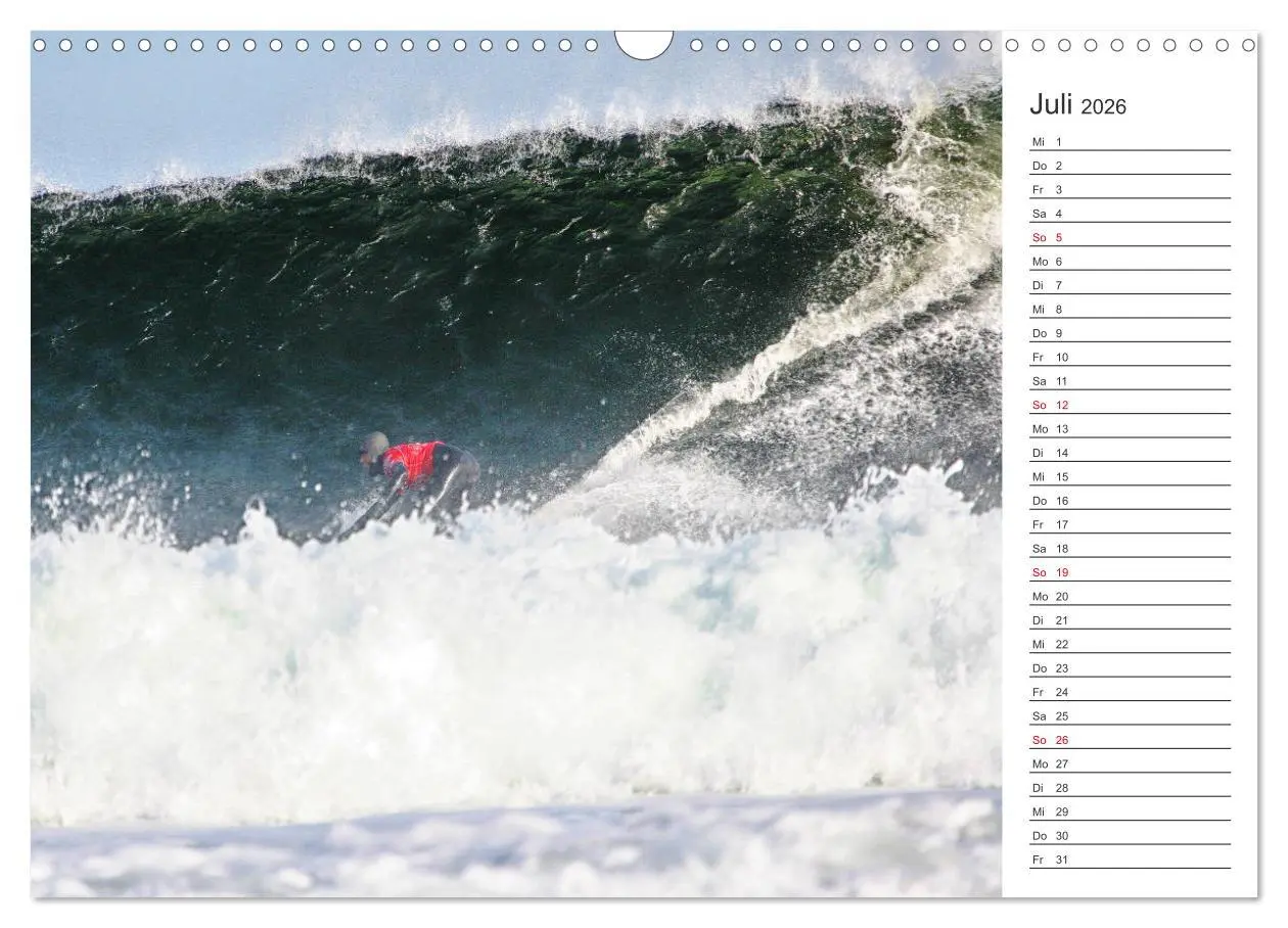 Bild: 9783457939208 | Surfen - Spaß auf den Wellen (Wandkalender 2026 DIN A3 quer),...