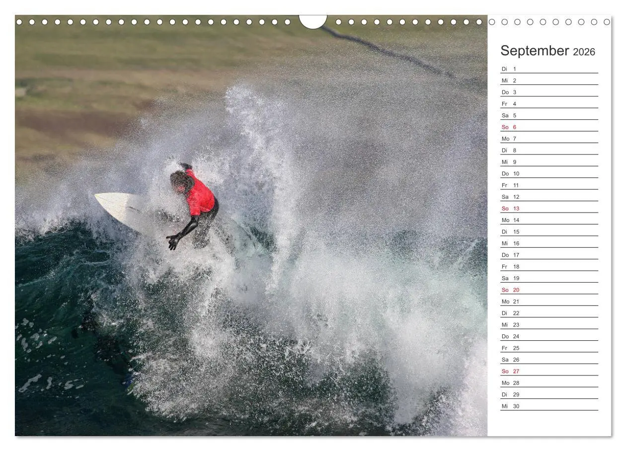 Bild: 9783457939208 | Surfen - Spaß auf den Wellen (Wandkalender 2026 DIN A3 quer),...
