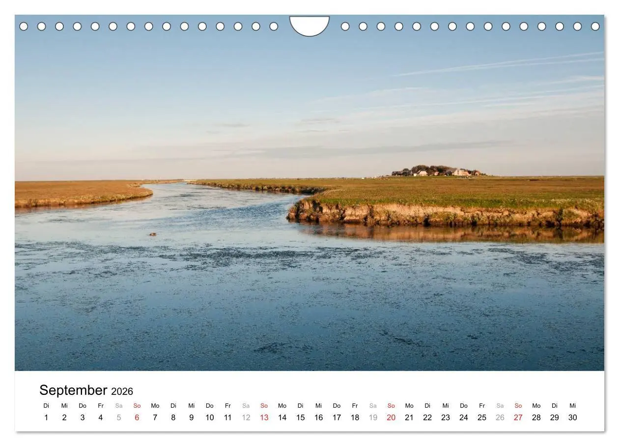 Bild: 9783516029208 | Hallig Hooge - zwischen Himmel und Erde (Wandkalender 2026 DIN A4...