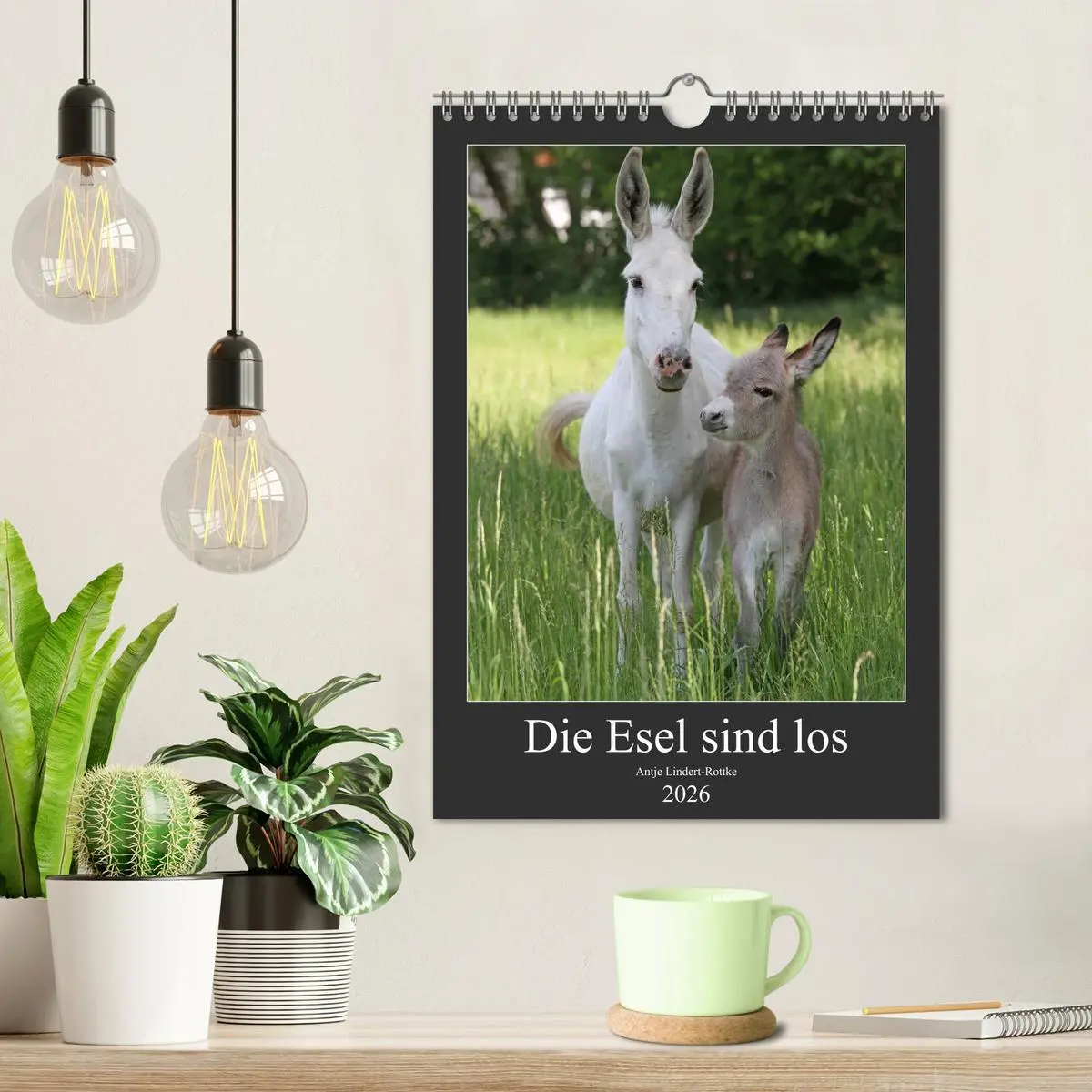 Bild: 9783516409208 | Die Esel sind los (Wandkalender 2026 DIN A4 hoch), CALVENDO...