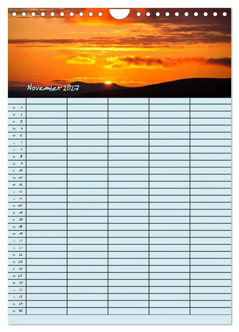 Bild: 9783594249208 | Island Familienplaner (Wandkalender 2027 DIN A4 hoch), CALVENDO...