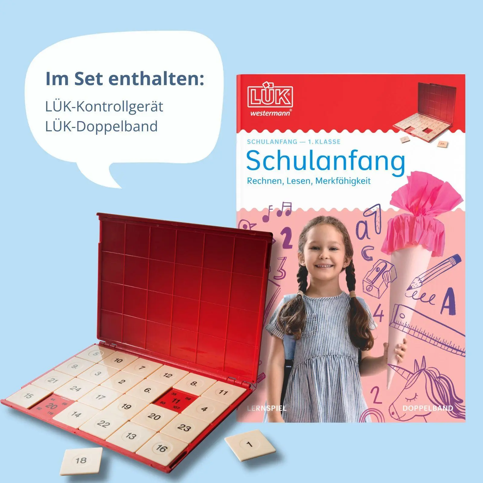 Bild: 9783894149208 | LÜK-Set. Schulanfang. Deutsch / Mathematik - ab Klasse 1 | LÜK Sets