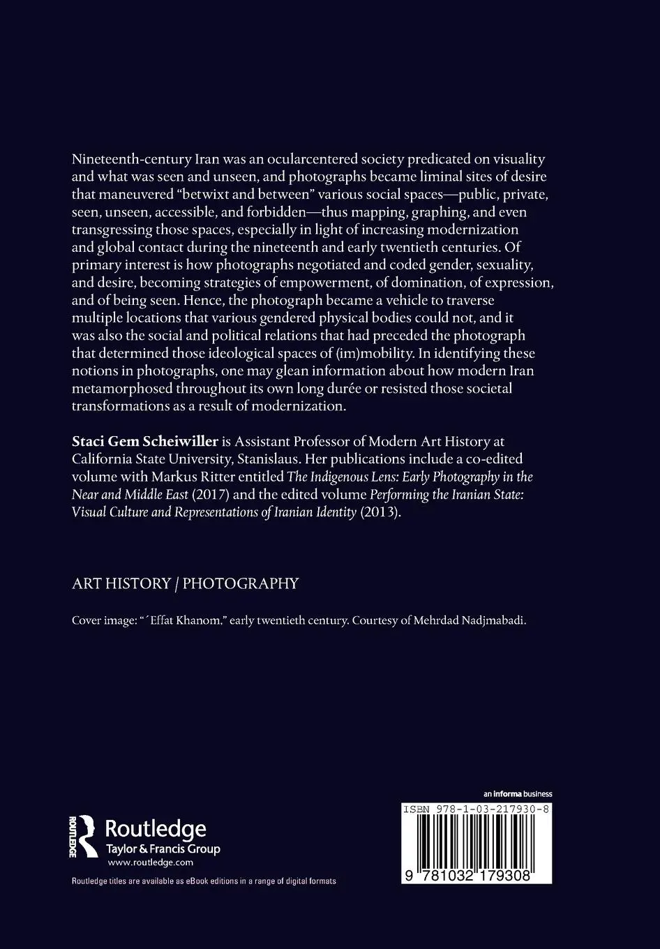 Rückseite: 9781032179308 | Liminalities of Gender and Sexuality in Nineteenth-Century Iranian...