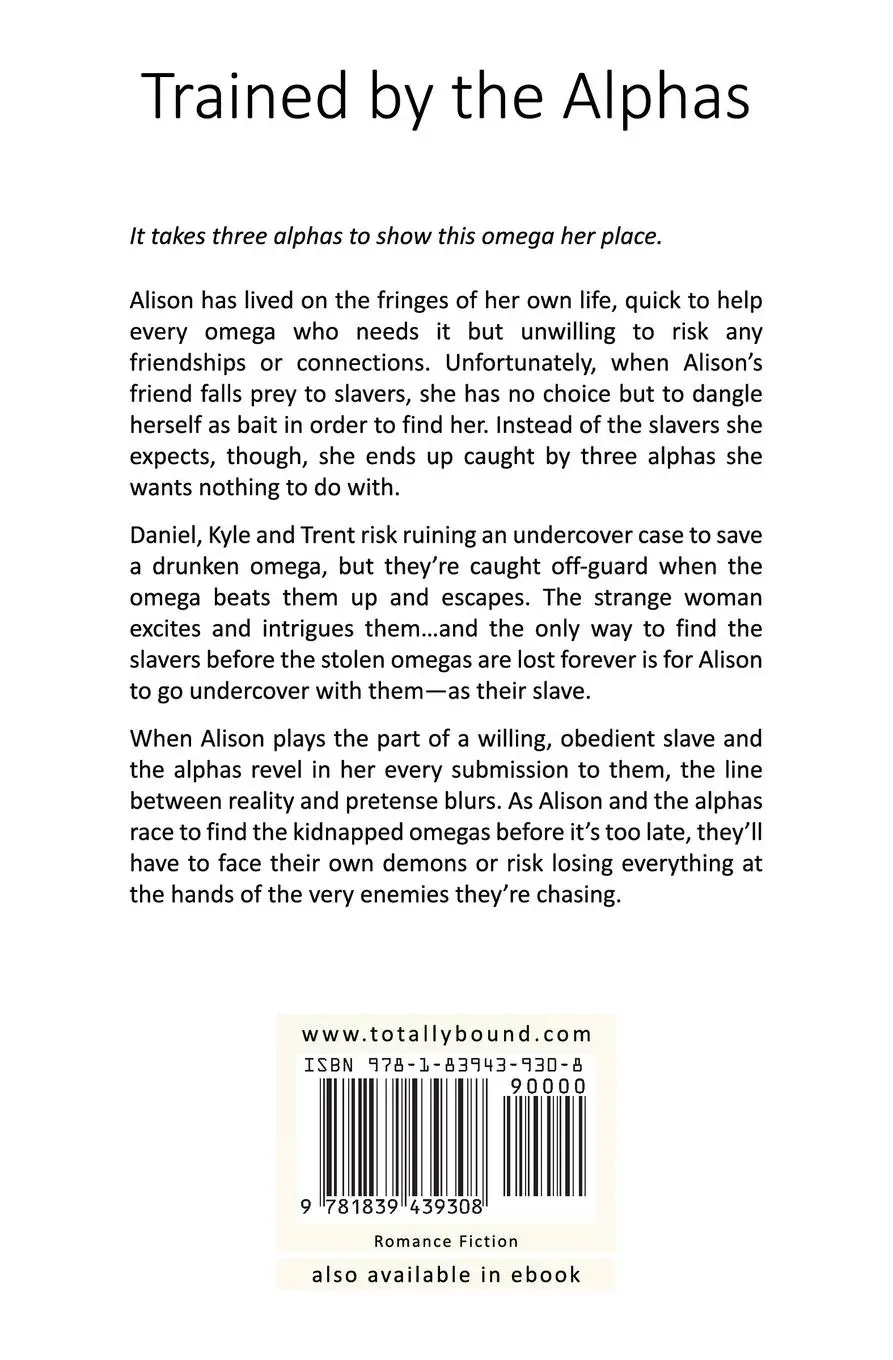 Rückseite: 9781839439308 | Trained by the Alphas | Jayce Carter | Taschenbuch | Englisch | 2020