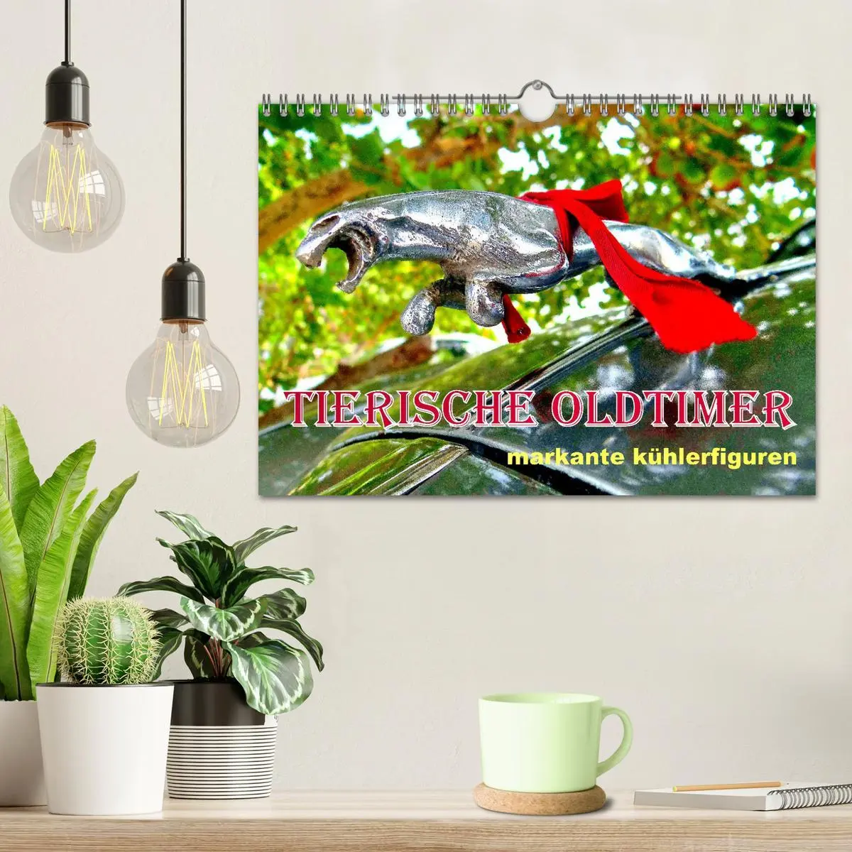 Bild: 9783457549308 | Tierische Oldtimer - Markante Kühlerfiguren (Wandkalender 2026 DIN...