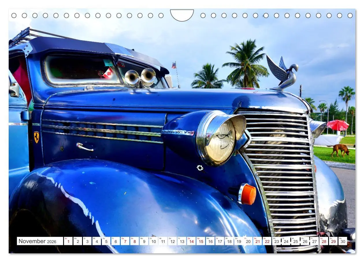 Bild: 9783457549308 | Tierische Oldtimer - Markante Kühlerfiguren (Wandkalender 2026 DIN...