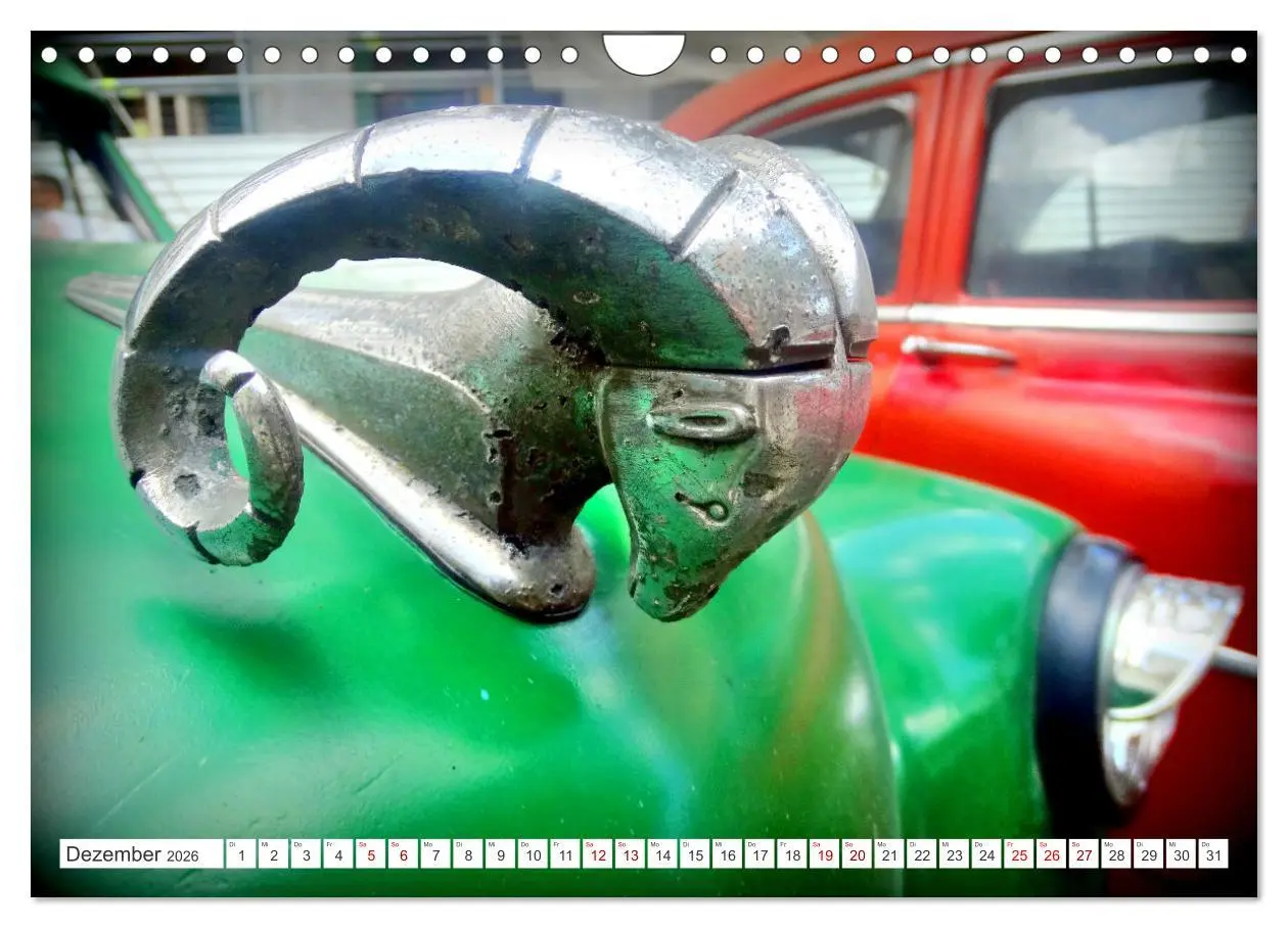 Bild: 9783457549308 | Tierische Oldtimer - Markante Kühlerfiguren (Wandkalender 2026 DIN...