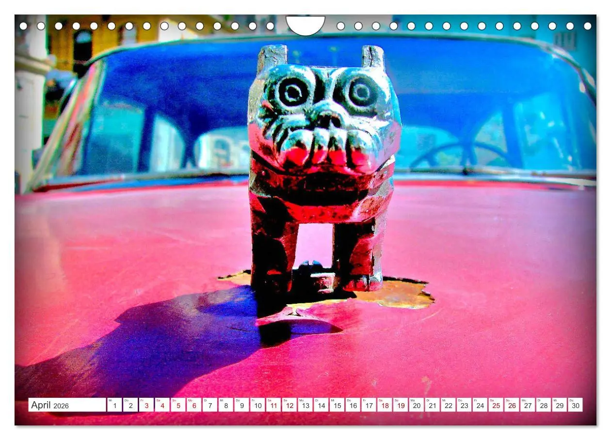 Bild: 9783457549308 | Tierische Oldtimer - Markante Kühlerfiguren (Wandkalender 2026 DIN...