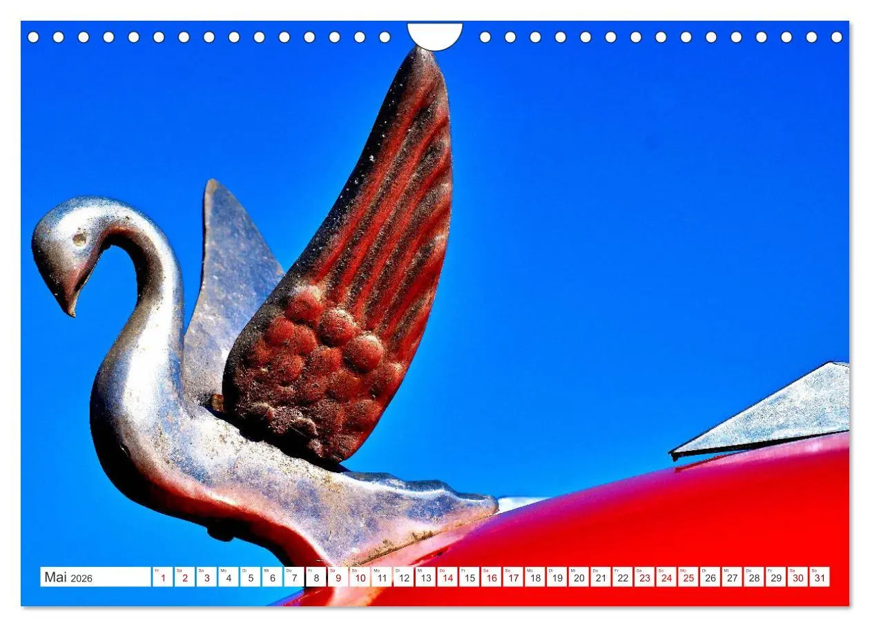 Bild: 9783457549308 | Tierische Oldtimer - Markante Kühlerfiguren (Wandkalender 2026 DIN...
